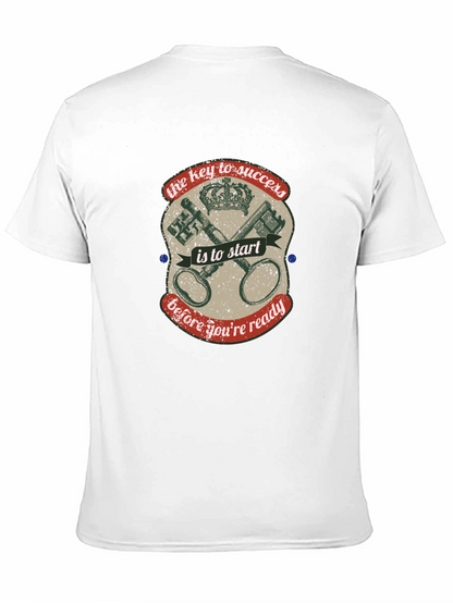 Success Key Graphic T-Shirt - Start Before Ready!