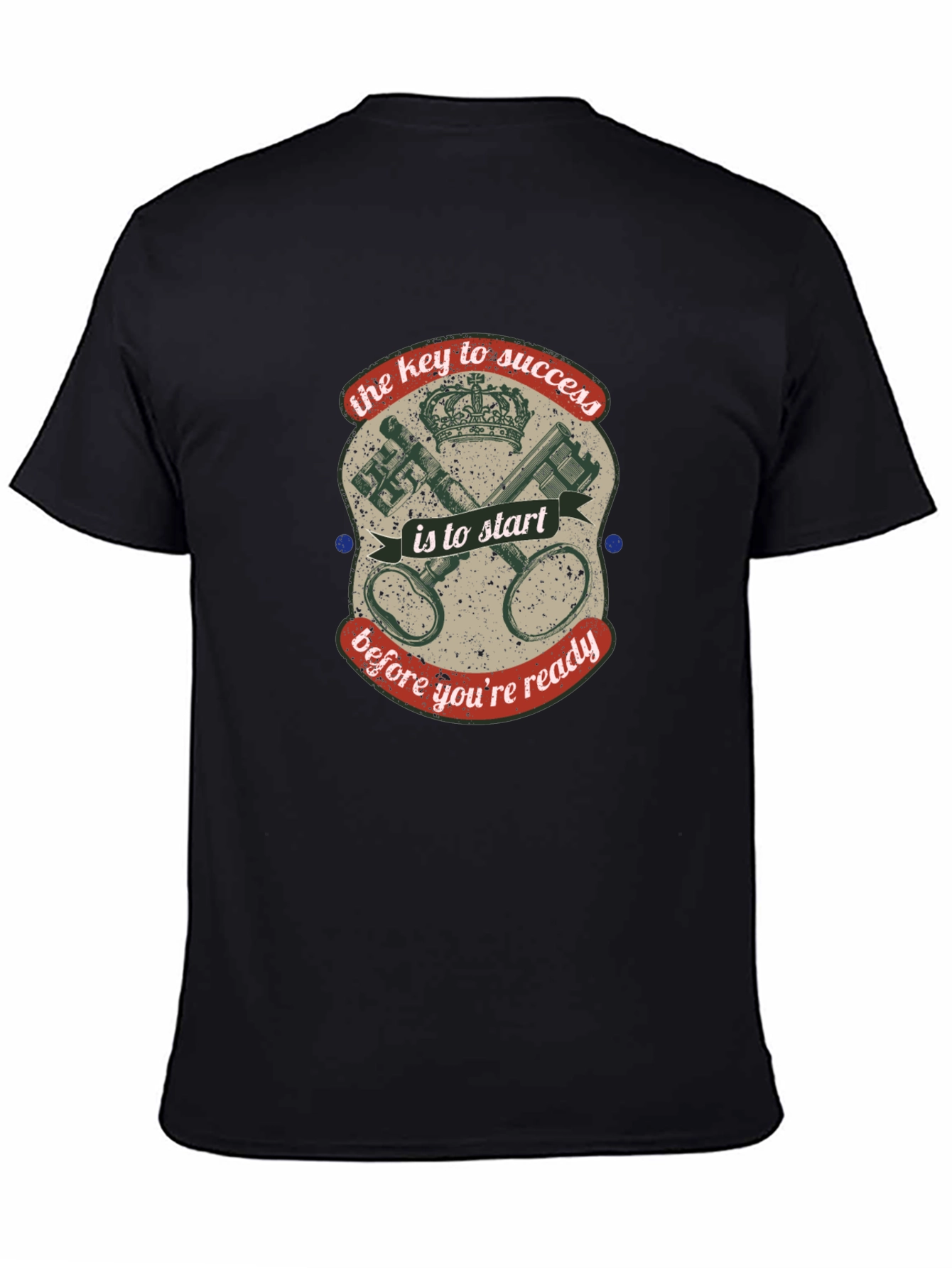 Success Key Graphic T-Shirt - Start Before Ready!