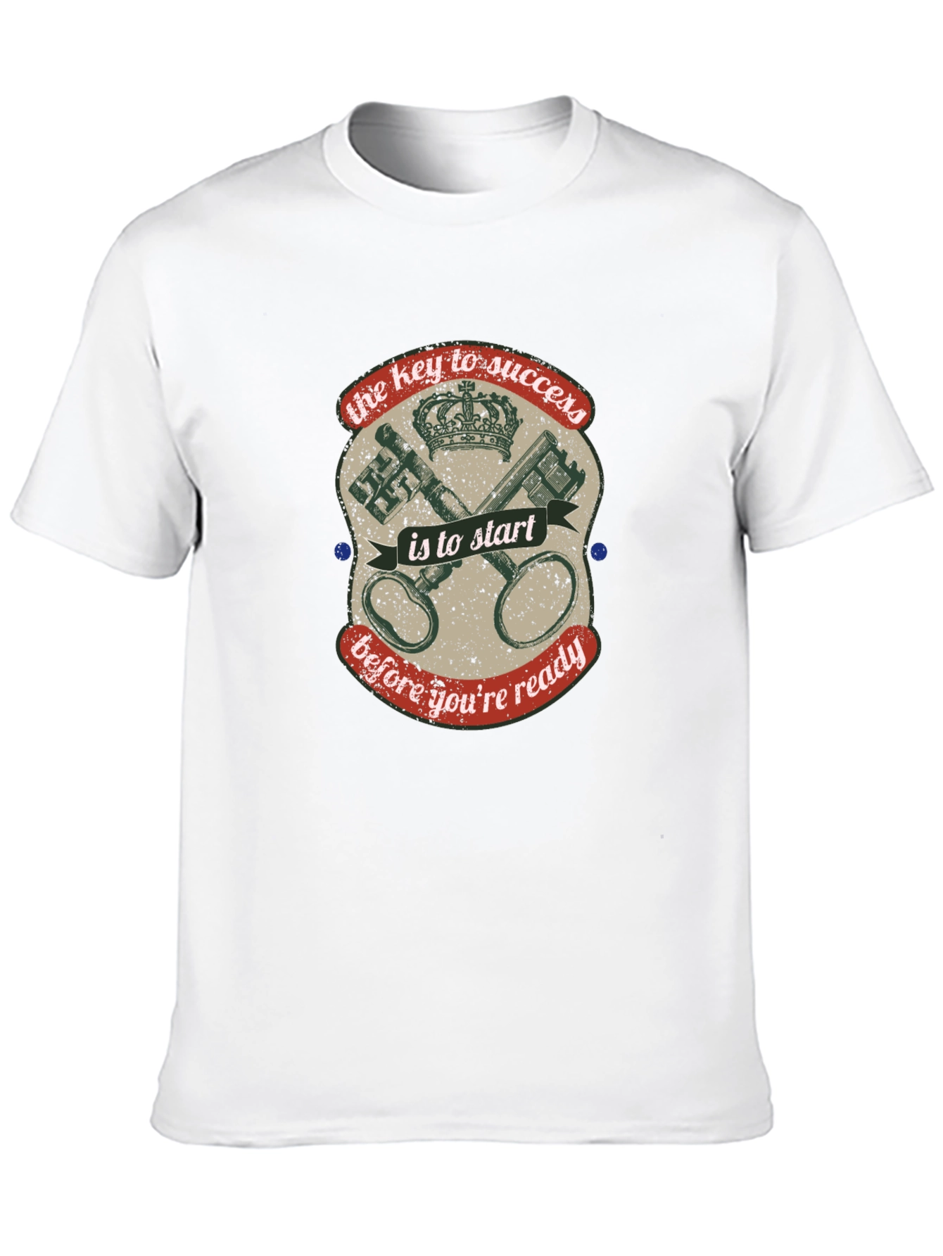 Success Key Graphic T-Shirt - Start Before Ready!