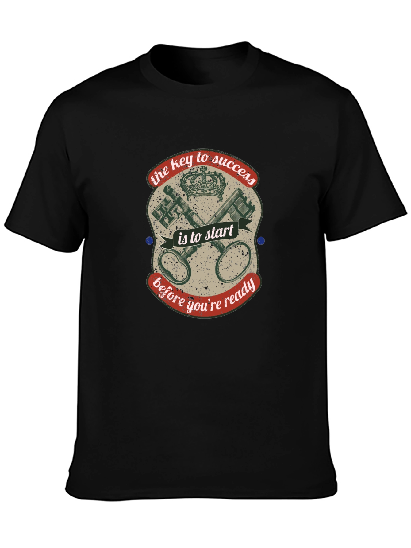 Success Key Graphic T-Shirt - Start Before Ready!