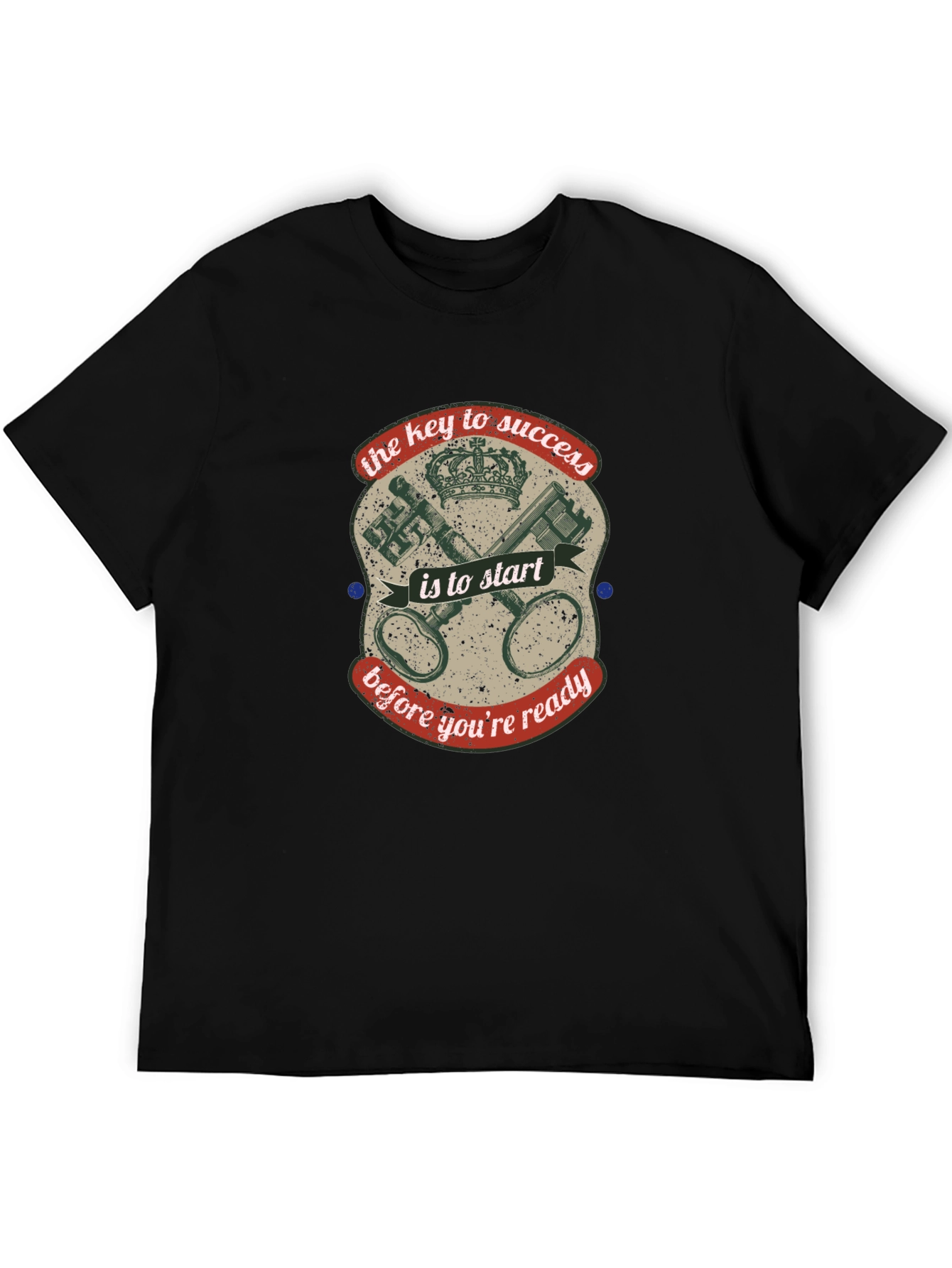 Success Key Graphic T-Shirt - Start Before Ready!