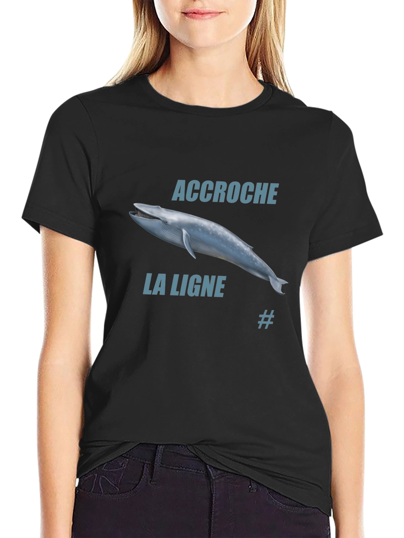 Accroche La Ligne Whale T-Shirt