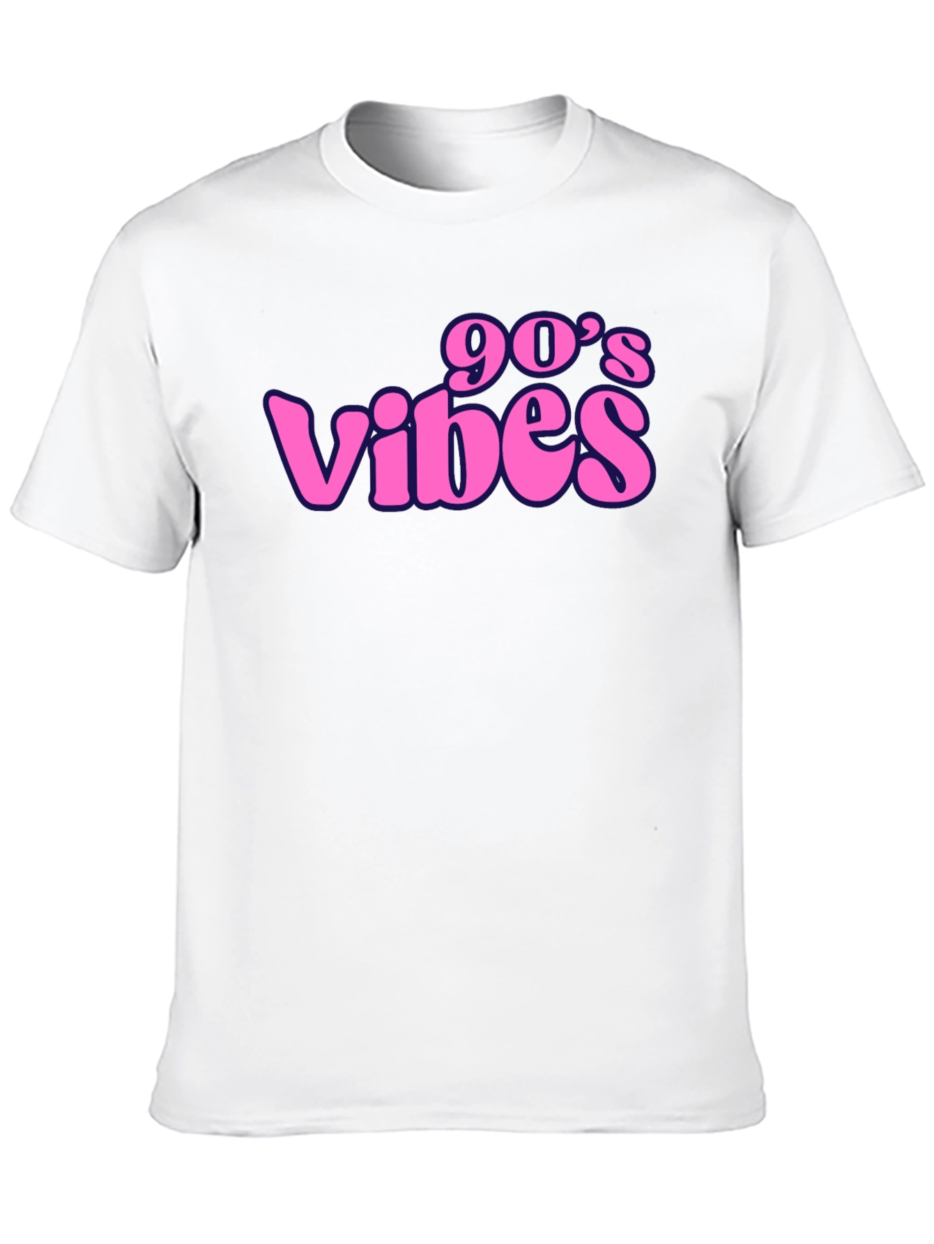 90s Vibes Black Graphic T-Shirt