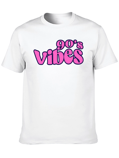 90s Vibes Black Graphic T-Shirt