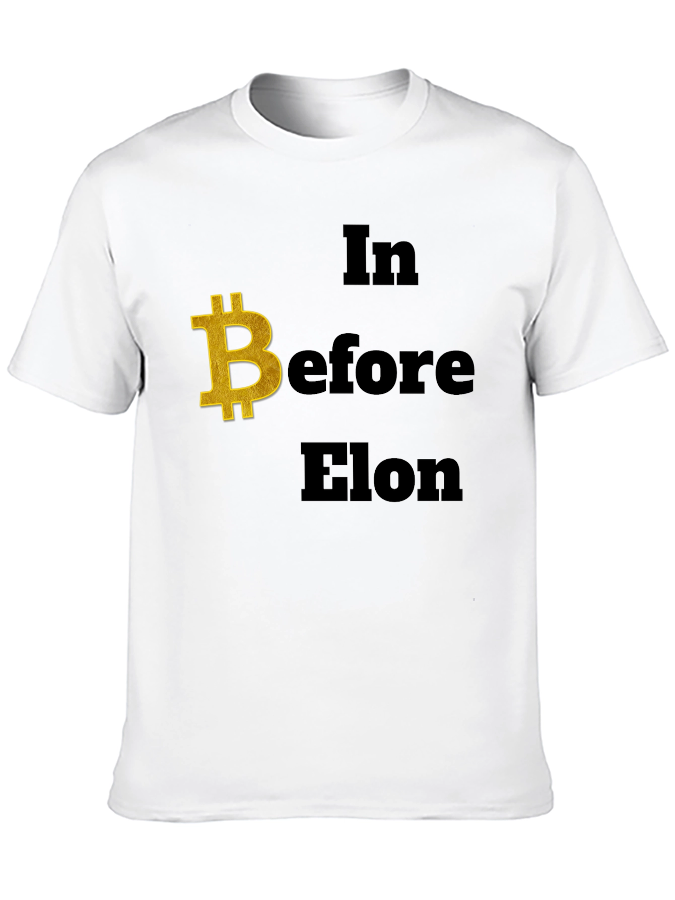 Bitcoin Before Elon T-Shirt - Crypto Enthusiast Tee