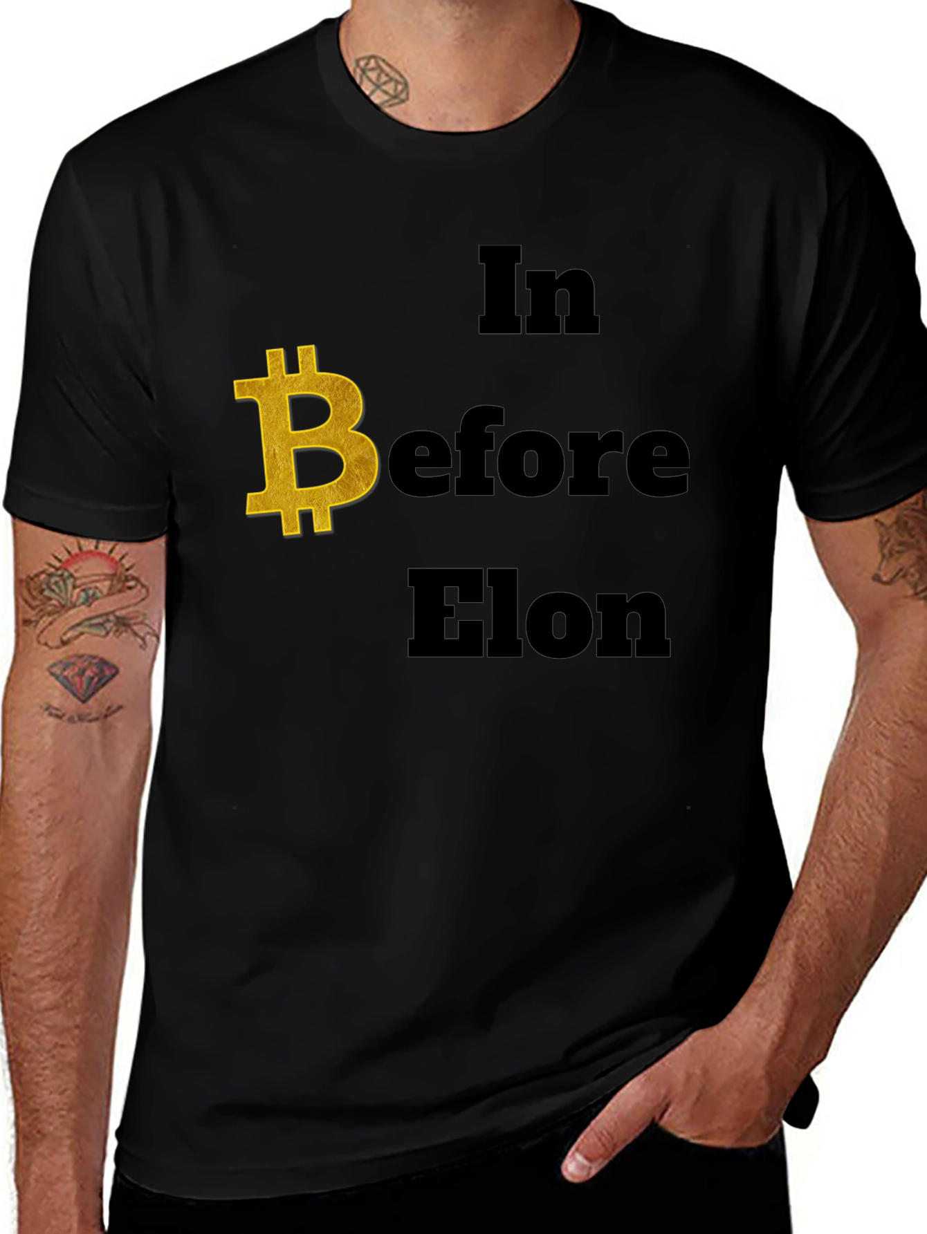 Bitcoin Before Elon T-Shirt - Crypto Enthusiast Tee