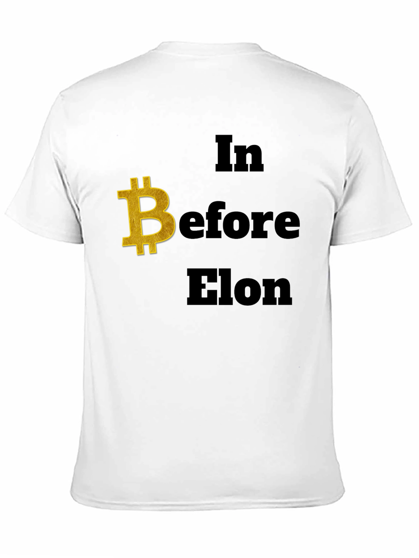 Bitcoin Before Elon T-Shirt - Crypto Enthusiast Tee
