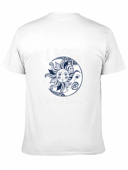 Astronomy Lover T-Shirt - Sun & Moon Graphic Tee