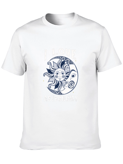 Astronomy Lover T-Shirt - Sun & Moon Graphic Tee
