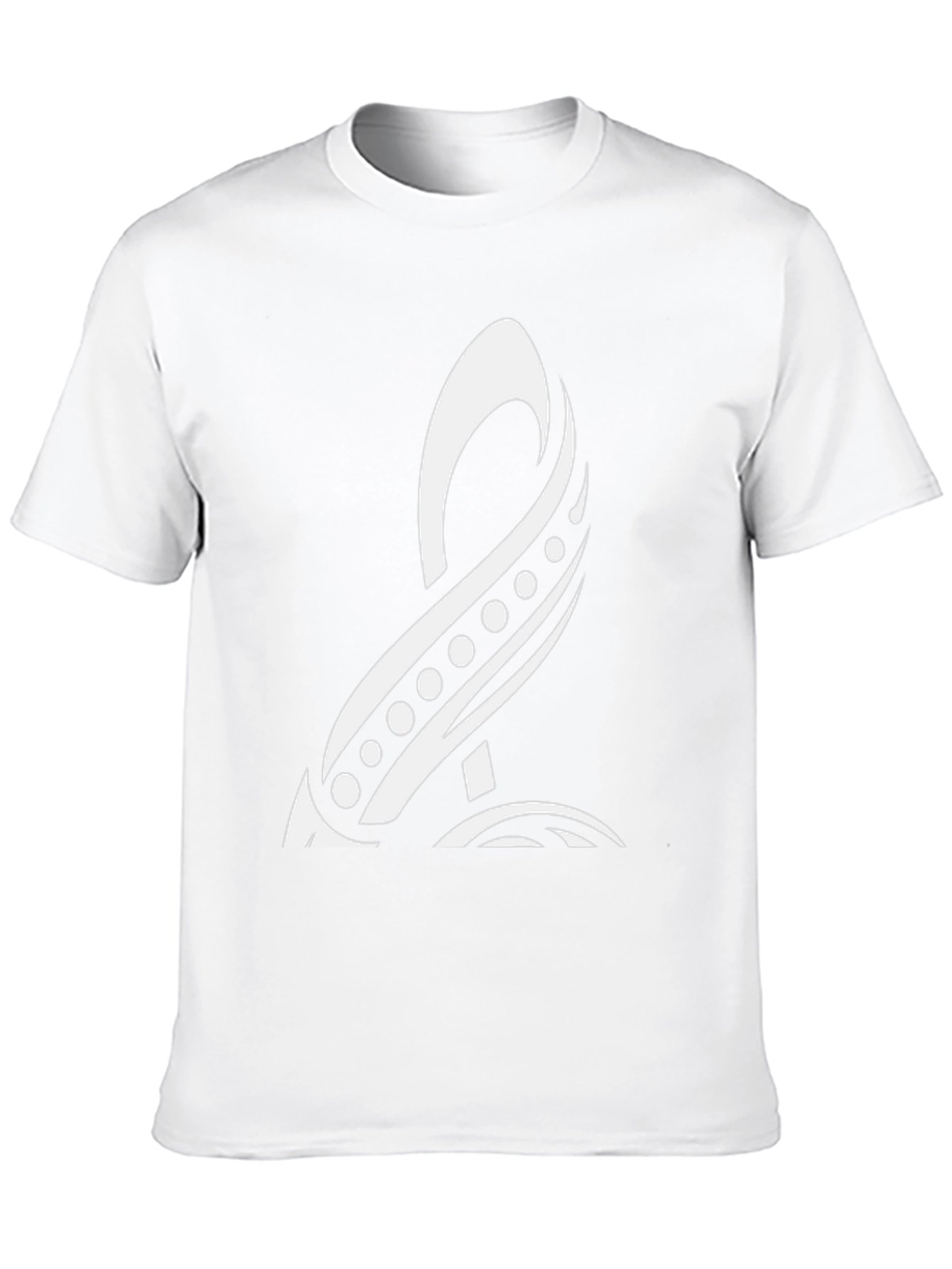 Tribal Symbol Black Tee - Unique Graphic Design