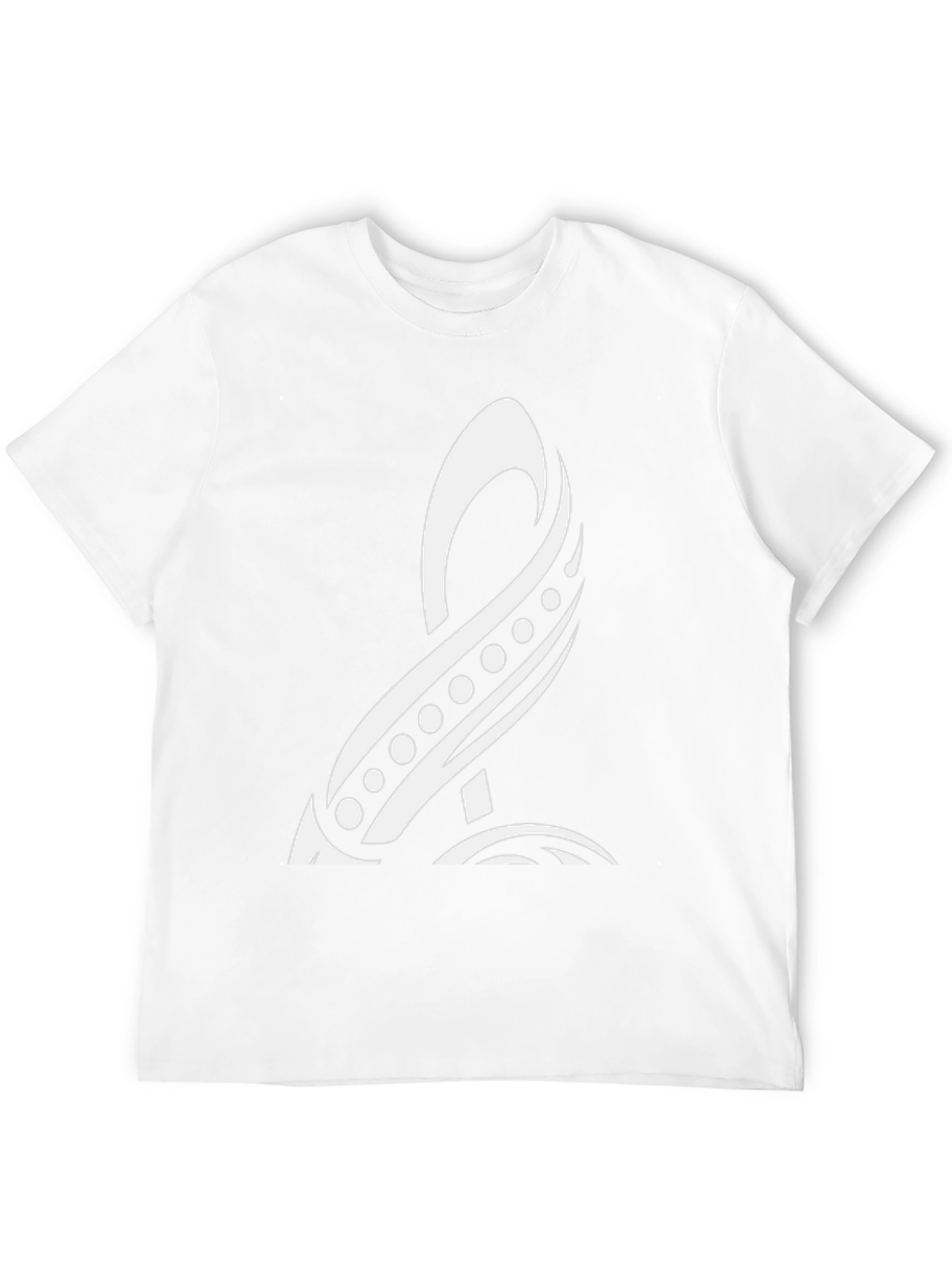 Tribal Symbol Black Tee - Unique Graphic Design
