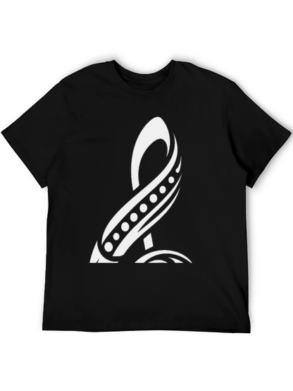Tribal Symbol Black Tee - Unique Graphic Design