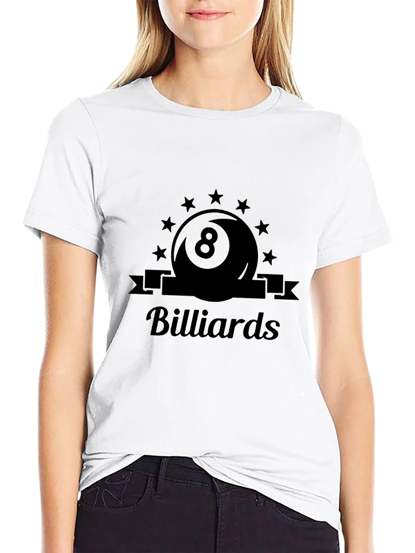 Billiards 8-Ball Graphic T-Shirt - Casual Style