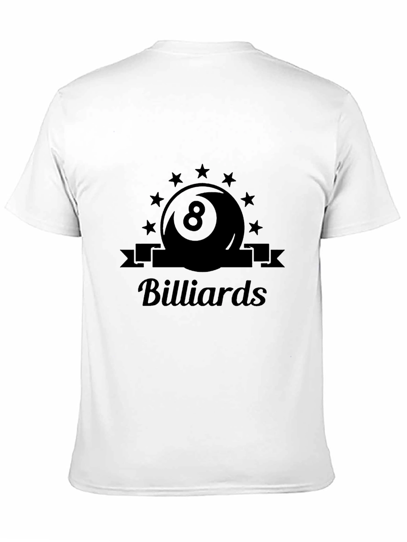 Billiards 8-Ball Graphic T-Shirt - Casual Style
