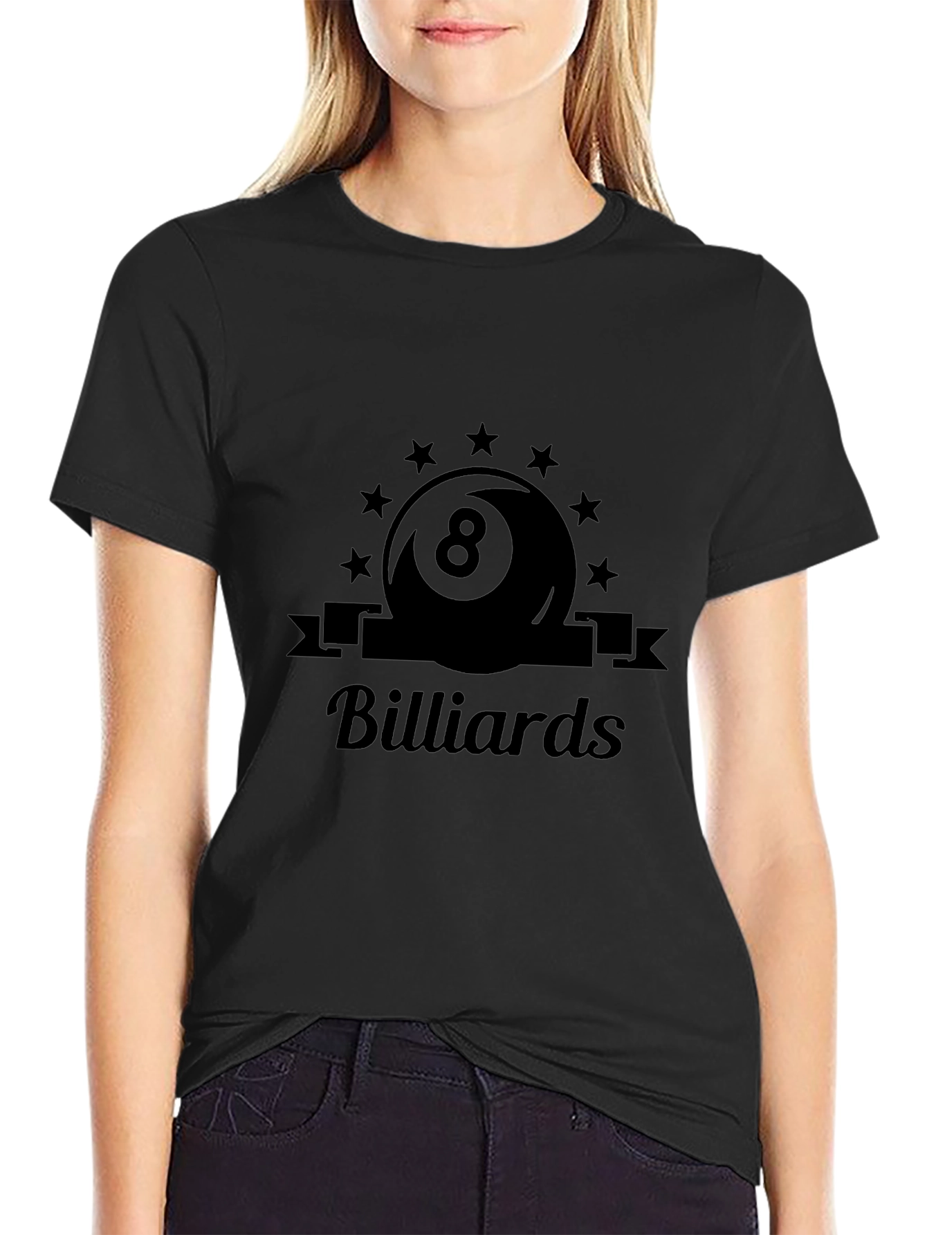 Billiards 8-Ball Graphic T-Shirt - Casual Style