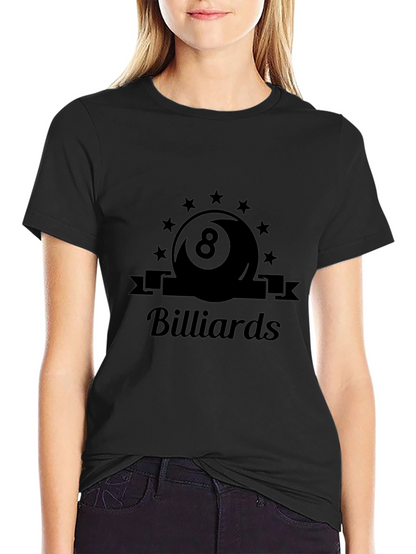 Billiards 8-Ball Graphic T-Shirt - Casual Style