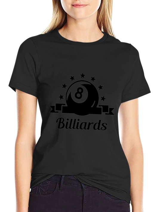 Billiards 8-Ball Graphic T-Shirt - Casual Style