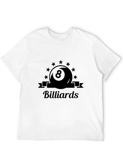 Billiards 8-Ball Graphic T-Shirt - Casual Style