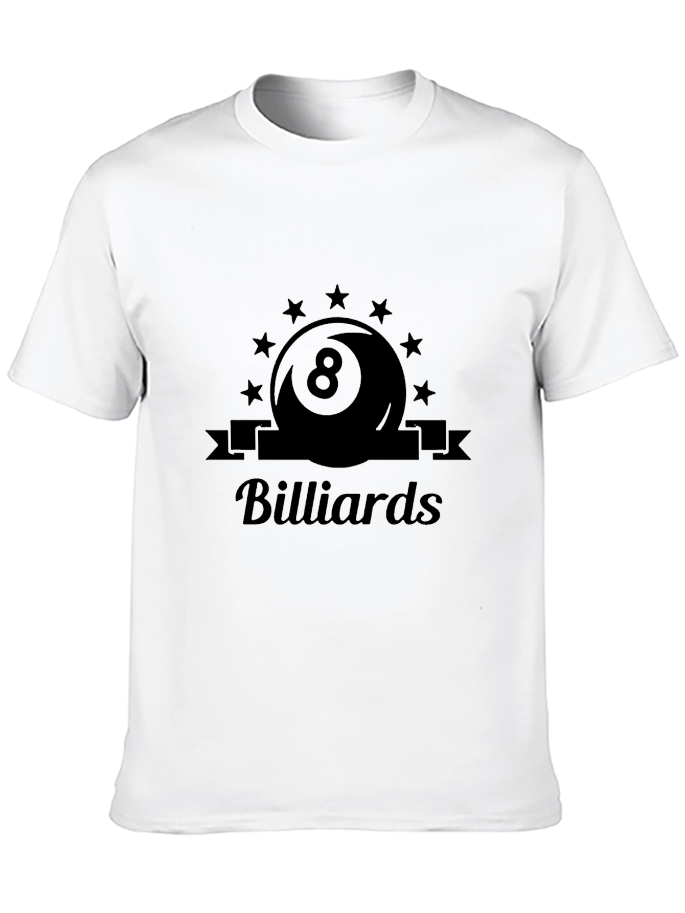 Billiards 8-Ball Graphic T-Shirt - Casual Style