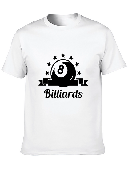 Billiards 8-Ball Graphic T-Shirt - Casual Style