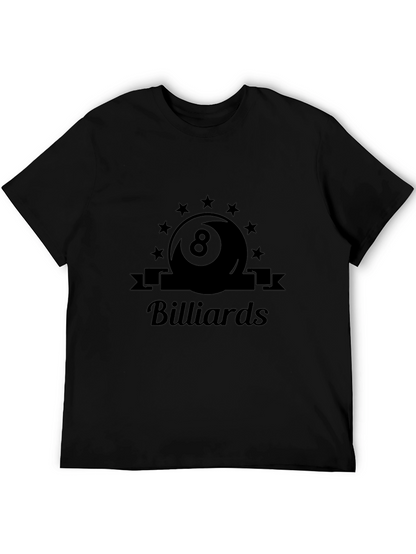 Billiards 8-Ball Graphic T-Shirt - Casual Style