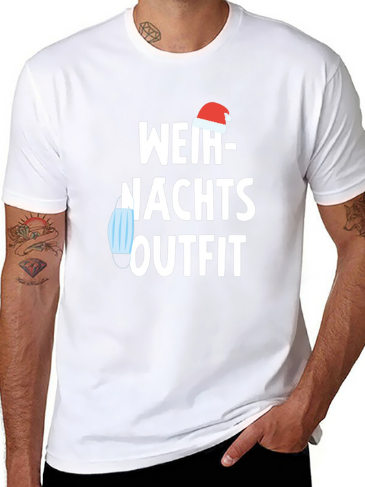 Weihnachts Outfit Christmas Mask T-Shirt