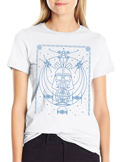 Star Wars Darth Vader Blueprint Graphic T-Shirt