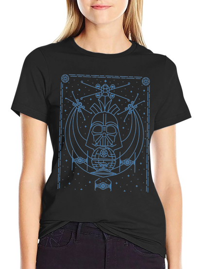 Star Wars Darth Vader Blueprint Graphic T-Shirt