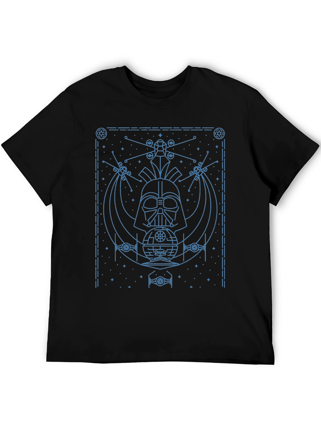 Star Wars Darth Vader Blueprint Graphic T-Shirt