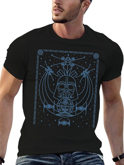 Star Wars Darth Vader Blueprint Graphic T-Shirt