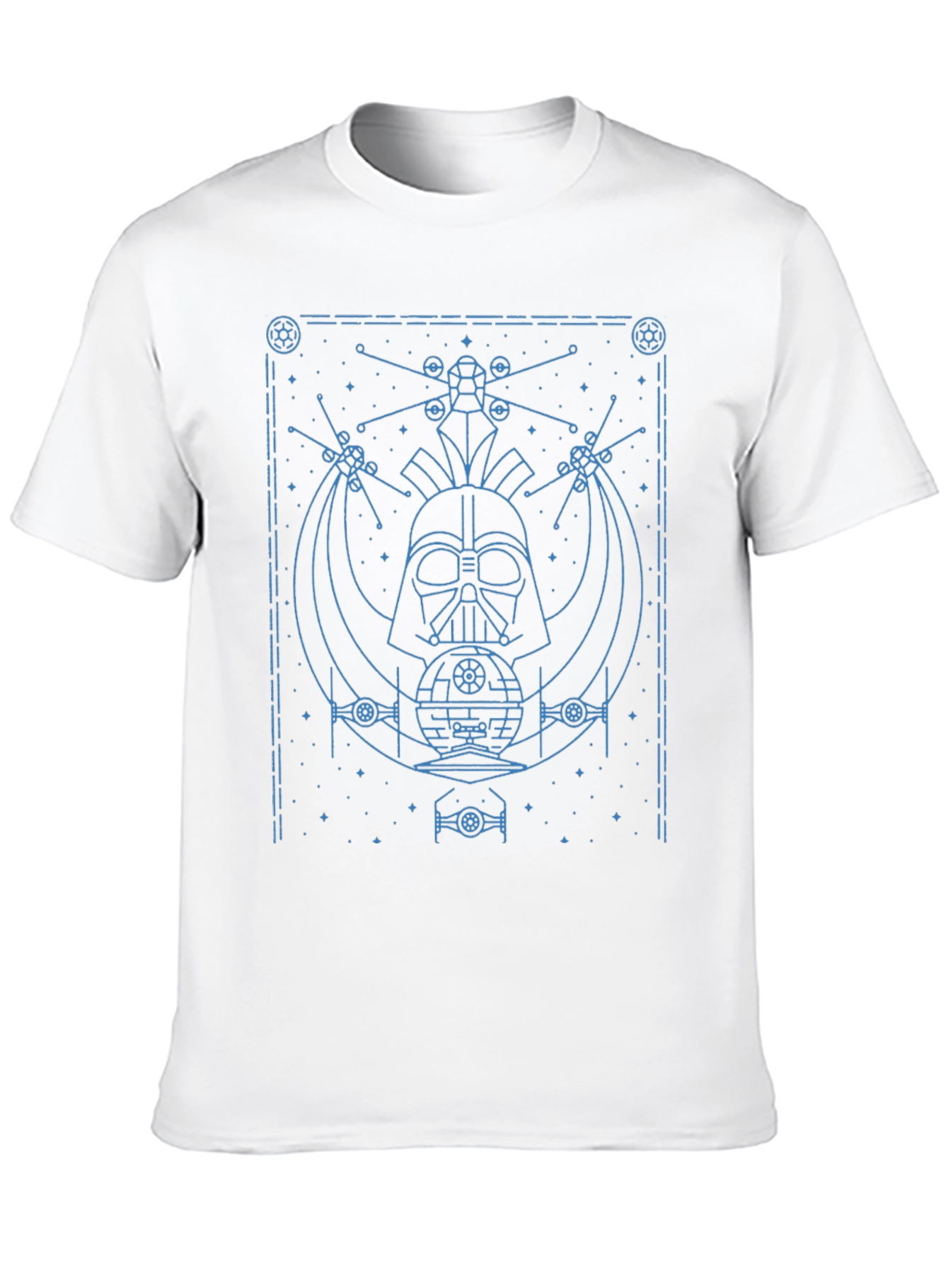 Star Wars Darth Vader Blueprint Graphic T-Shirt