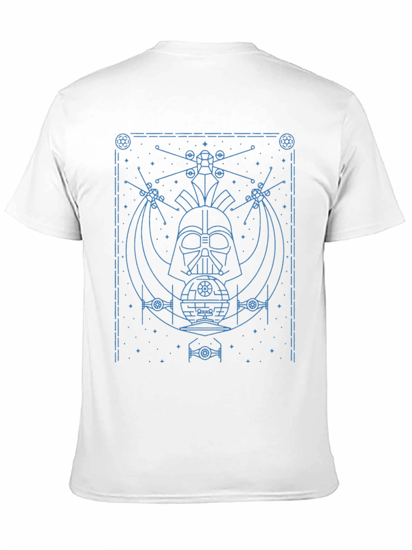 Star Wars Darth Vader Blueprint Graphic T-Shirt