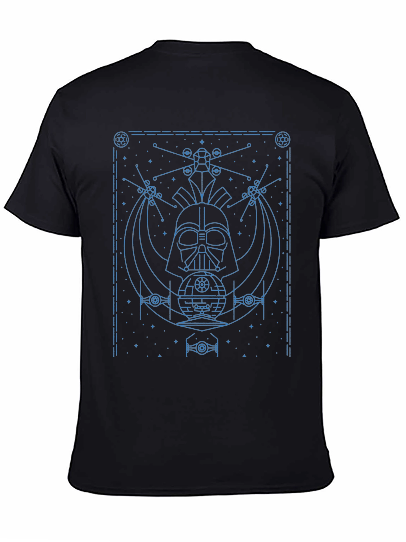 Star Wars Darth Vader Blueprint Graphic T-Shirt
