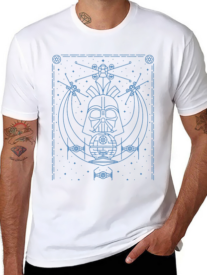 Star Wars Darth Vader Blueprint Graphic T-Shirt