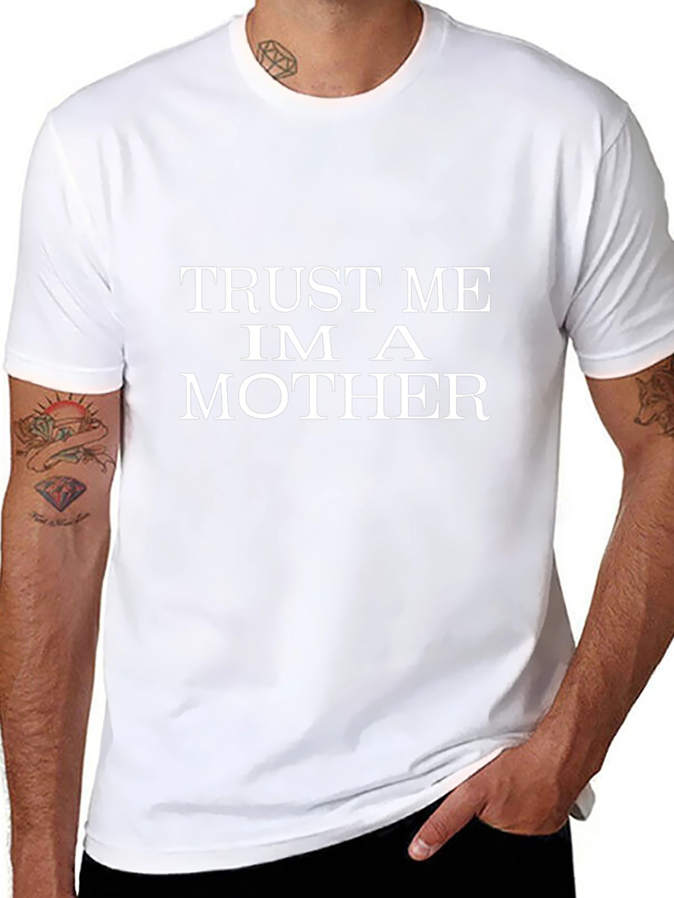 Trust Me Im A Mother Black T-Shirt