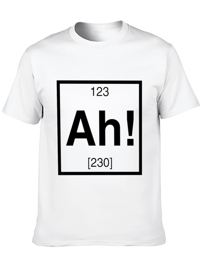 Ah! Periodic Table Inspired Funny Graphic Tee