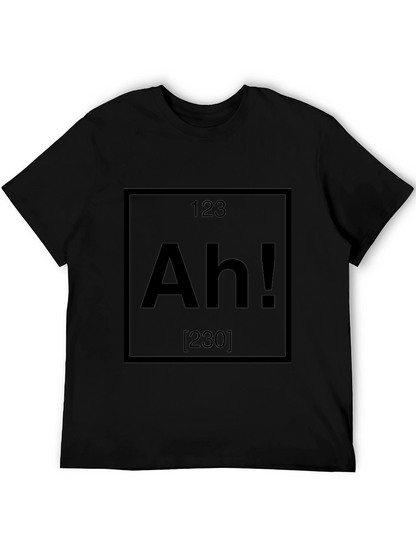 Ah! Periodic Table Inspired Funny Graphic Tee