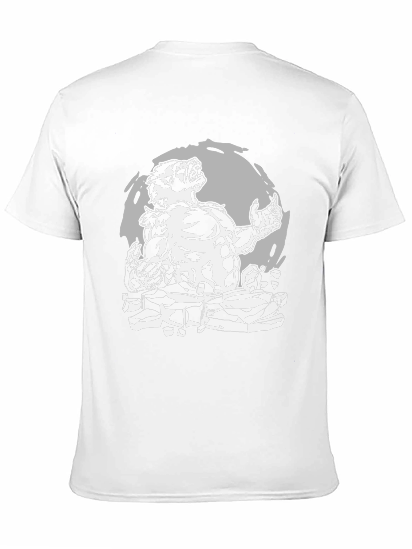 Werewolf Graphic T-Shirt - Black Cotton Tee