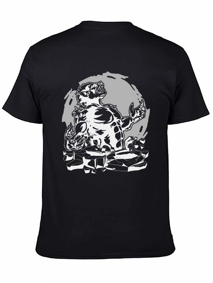 Werewolf Graphic T-Shirt - Black Cotton Tee