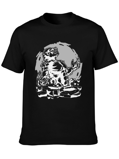 Werewolf Graphic T-Shirt - Black Cotton Tee