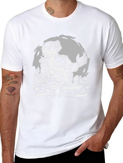 Werewolf Graphic T-Shirt - Black Cotton Tee