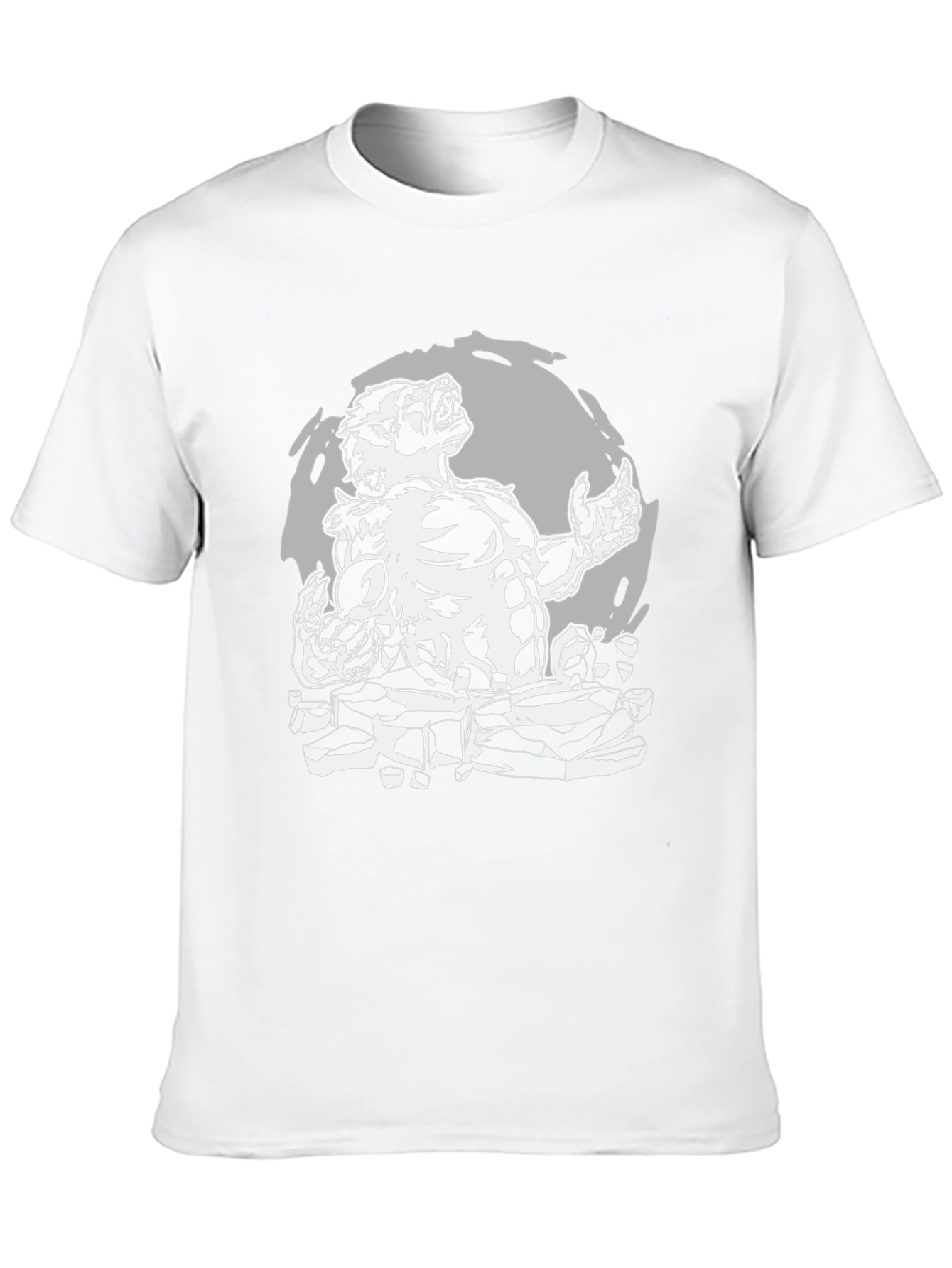 Werewolf Graphic T-Shirt - Black Cotton Tee