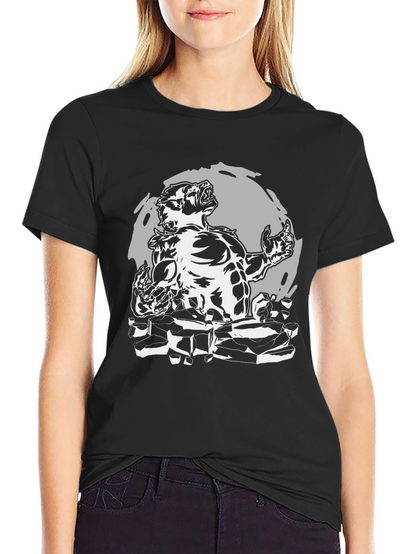 Werewolf Graphic T-Shirt - Black Cotton Tee