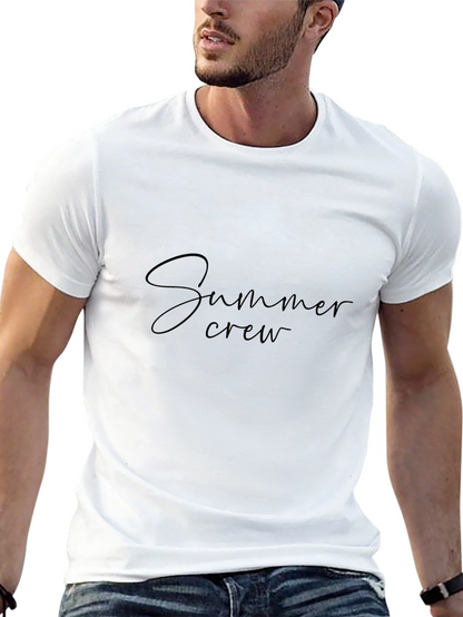 Summer Crew Black T-Shirt