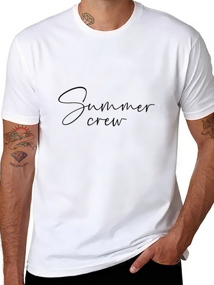 Summer Crew Black T-Shirt