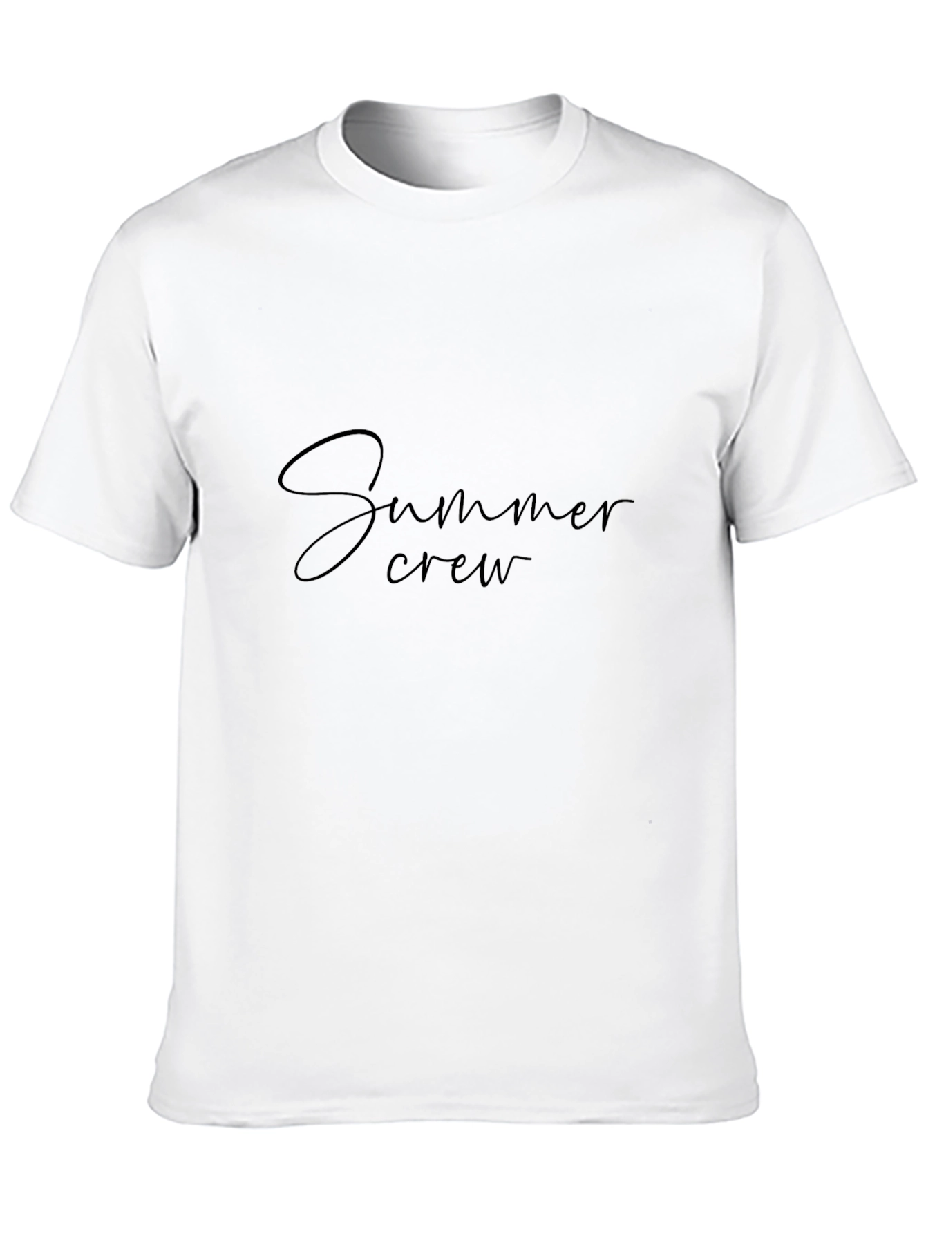 Summer Crew Black T-Shirt