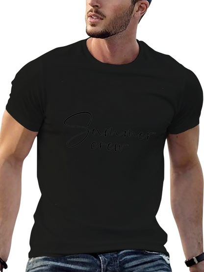 Summer Crew Black T-Shirt