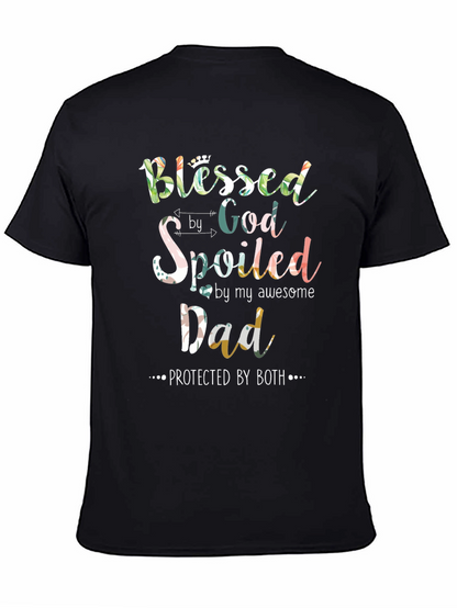 Blessed Spoiled Dad Graphic T-Shirt
