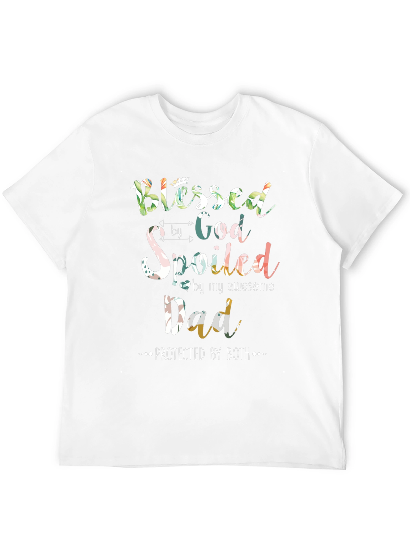 Blessed Spoiled Dad Graphic T-Shirt