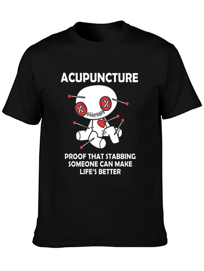 Acupuncture Voodoo Doll Humor T-Shirt